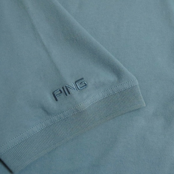 New XL Blue Ping Mens Cotton #D14 Golf Polo - Picture 5 of 9
